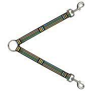 Buckle-Down DLS-W37131 - Bloques de Correa para Separador de pañales, Color Negro y Pastel, 2,5 x 76,2 cm