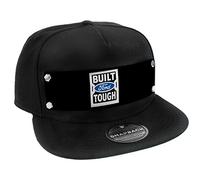 Buckle-Down Snapback Hat-Built Ford Tough Logo2 Black/White/Blue Gorro/Sombrero, Multicolor, Talla única para Hombre