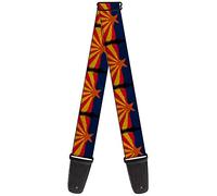 Buckle-Down GS-W30156 Correa para guitarra con diseño de bandera de Arizona