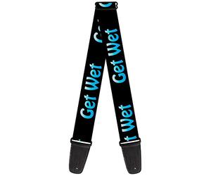 Buckle-Down GS-W30746 "GET WET Black/Baby Blue" Correa de guitarra