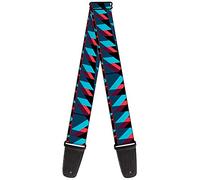Buckle-Down GS-W30768 - Correa para guitarra "Geometric Peaks Blues/Purple/Red"