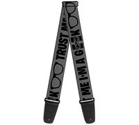 Buckle-Down GS-W30948 "I'M A G lasses Gray/Black" Correa para guitarra