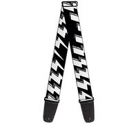 Buckle-Down GS-W31275 "Lightning Bolts Sketch Black/White" Correa para guitarra