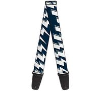 Buckle-Down GS-W31278 "Lightning Bolts Sketch Navy/White" Correa de guitarra