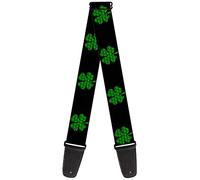 Buckle-Down GS-W31957 Correa para guitarra "St. Pat's Black/Clovers"