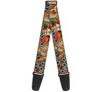 BUCKLE-DOWN gs-w32043 Niñas Con Alas de mariposa flor floral collage correa para guitarra