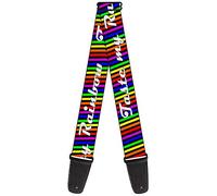 Buckle-Down GS-W32076 "TASTE MY RAINBOW Black/Multi Color" Correa para guitarra