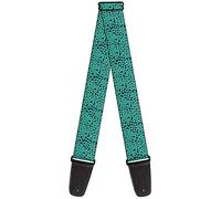 BUCKLE-DOWN gs-w33006 neón azul Mini flores All Over Collage correa para guitarra