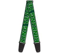 BUCKLE-DOWN gs-w34572 "potable de San Pat equipo/Shamrocks negro/verde/color blanco" correa para guitarra