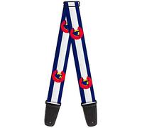 Buckle-Down GS-W35504 Colorado - Correa para guitarra, Colorado Flag/Snowboarder Blue/White/Red/Yellow