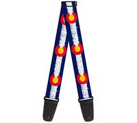 Buckle-Down GS-W35504 Colorado - Correa para guitarra, Colorado Flags2 Repeat Weathered
