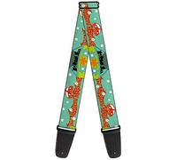 BUCKLE-DOWN gs-wsd005 correa para guitarra - Scooby Doo - Grupo en la máquina del misterio, 2 cm Ancho y 29 - 54 cm de largo