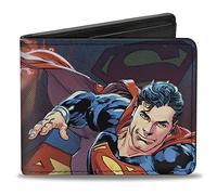 Buckle Down Hebilla hacia Abajo Accesorio de Viaje-Billetera Plegable, Multicolor, 4.0" x 3.5" para Hombre