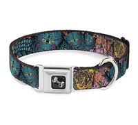 Buckle-Down Honor - Collar para Perro, Color Rosa, tamaño mediano/11-17