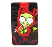 Buckle-Down Invader Zim - Cartera para tarjetas de identificación, piel vegana