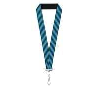 Buckle-Down Lanyard-1.0"-Mini Buffalo Plaid Navy/Blue Llavero, Multicolor, Talla única para Mujer