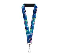 Buckle-Down Cordón-1.0-Dory 3 Poses/Burbujas Bajo el Mar Llavero, Multicolor, Talla única Unisex Adulto