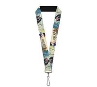 Buckle-Down Llavero unisex, Multicolor, Talla única