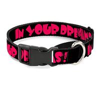 Buckle-Down MGC-W30929-L In Your Dreams. Collar para Perro de Color Negro/Blanco/Rosa, Grande