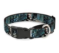 Buckle-Down MGC-WBM228-WS Batman & James Gordon Scene Martingale Collar de Perro, 3,8 cm de Ancho, Cuello pequeño de 33 a 46 cm