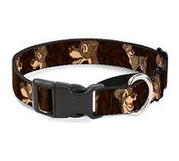 Buckle-Down MGC-WDY373-WL Martingale - Campana para Perro, 4 Agujeros, Color marrón, 3,81 cm, Ancho 45,72 cm, Cuello Grande