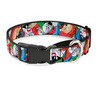 Buckle-Down MGC-WLT013-M Looney Tunes Martingale Collar para Perro, 2,5 cm de Ancho, Cuello Mediano.