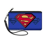 Buckle-Down Monedero de Lona Superman Bolsos, Multicolor, 4.25" x 3.25 para Mujer