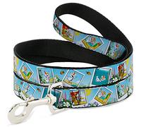 Buckle-Down Olaf Summertime Snapshots Pet Leash, 6" x 1/2"