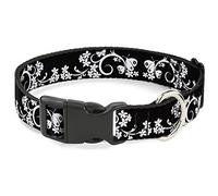 Buckle-Down PC-W30255-WM - Cuello de plástico con Clip para Mariposas, 3,8 cm de Ancho, Cuello Mediano, 40,64 cm