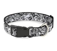 Buckle-Down PC-W30260-WL - Collar de plástico con Clip, 3,81 cm de Ancho, 45,72 cm de Cuello, Talla Grande