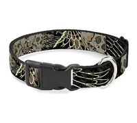 Buckle-Down PC-W30275-WS - Cuello de plástico con Pinza, diseño de Calaveras, 3,8 cm de Ancho