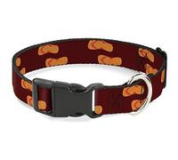 Buckle-Down PC-W30636-NM - Cuello de plástico con broches, 1/2" de Ancho, Cuello-Mediano