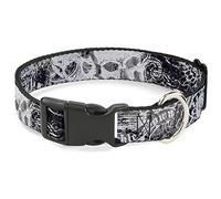 Buckle-Down PC-W30701-NM - Cuello de Clip (plástico, gótico, 1,27 cm de Ancho, Cuello: 20,32 cm, tamaño Mediano)