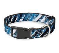 Buckle-Down PC-W30733-NM - Cuello de plástico con Pinza, Rosca Gruesa, 1,27 cm de Ancho, Cuello: 20,32 cm, Mediano