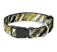 Buckle-Down PC-W30735-NS - Cuello de plástico con Pinza, Rosca Gruesa, 1,27 cm de Ancho, 15,24 a 22,86 cm de Cuello, Talla pequeña