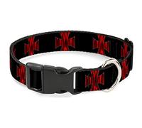 Buckle-Down PC-W30924-WL - Collar de plástico con Clip, con Cita I See Quot, 3,8 cm de Ancho, Cuello de 45,7 a 81,2 cm