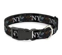 Buckle-Down PC-W31408-NM - Collar de plástico con Clip, tamaño Mediano