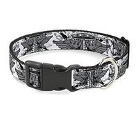 Buckle-Down PC-W31661-M - Collar de plástico con Clip, Phoenix, 2,5 cm de Ancho, Cuello Mediano, 27,94 cm