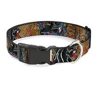 Buckle-Down PC-W32024-NL - Collar de plástico con Clip, 1/2" de Ancho, para Cuello de 22,86 a 38,1 cm