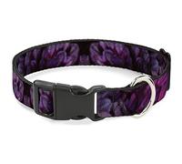 Buckle-Down PC-W32213-NL - Collar de plástico con Clip, diseño Floral, 1/2" de Ancho, para Cuello de 22,86 a 38,1 cm
