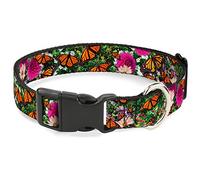 Buckle-Down PC-W32218-WM - Cuello de plástico con Clip para Mariposas, 3,8 cm de Ancho, Cuello Mediano, 40,64 cm