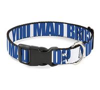 Buckle-Down PC-W32506-M - Cuello Redondo (plástico, 2,5 cm, Ancho de 11 a 17 Pulgadas)