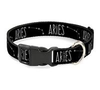 Buckle-Down PC-W32641-NL - Collar de plástico con Clip, diseño de arías del Zodiaco, 1/2" de Ancho, Cuello de 22,86 a 38,1 cm