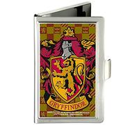 Buckle-Down Portatarjetas de Visita - Harry Potter Gryffindor Crest Dorado/borgoña - Pequeño