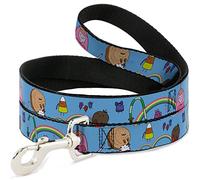 Buckle-Down Princess Bublegum w/Candy People Pet Leash, 6" x 1/2"