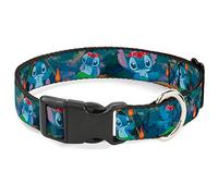 Buckle Down Punto de Hula Dance 5poses plástico Clip Collar