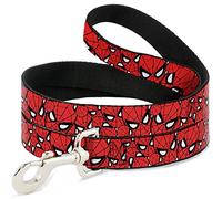Buckle-Down Spider-Man Stacked Pet Leash, 6" x 1.5"