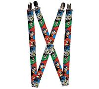 Buckle-Down Suspender-Justice League Suspensores, Multicolor, Taille Unique para Hombre