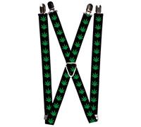 Buckle Down - Suspender-Weed, multicolor, talla única para hombre