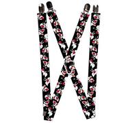 Buckle-Down Suspenders-Sylvester The Cat Expressions Scattered Black Suspensores, Multicolor, 9 cm x 6 cm para Hombre